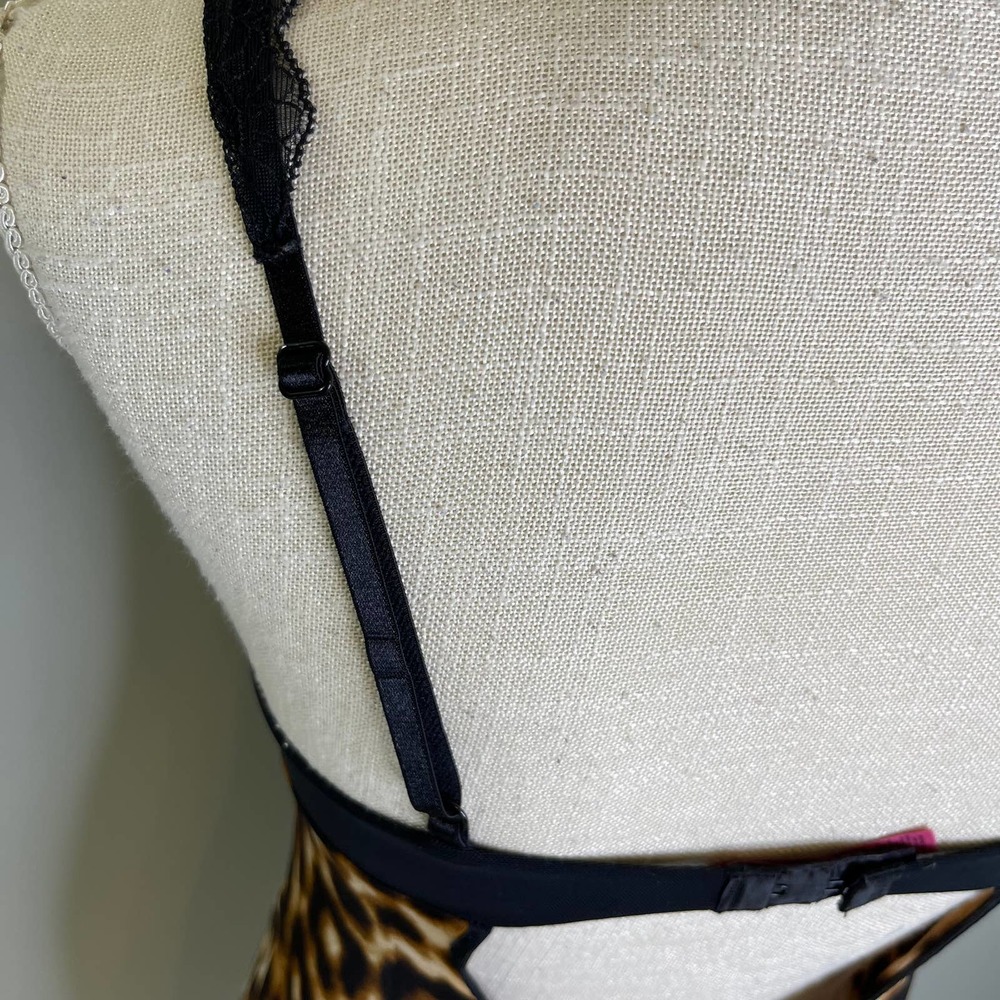 Betsey Johnson Women's Intimate Animal Print Chemise Gown, S - Picture 8 of 9